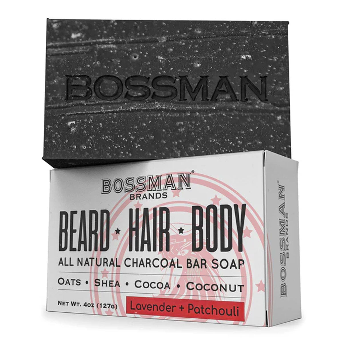 Bossman Shampoo Beard Hair & Body Soap | Lavender & Patchouli