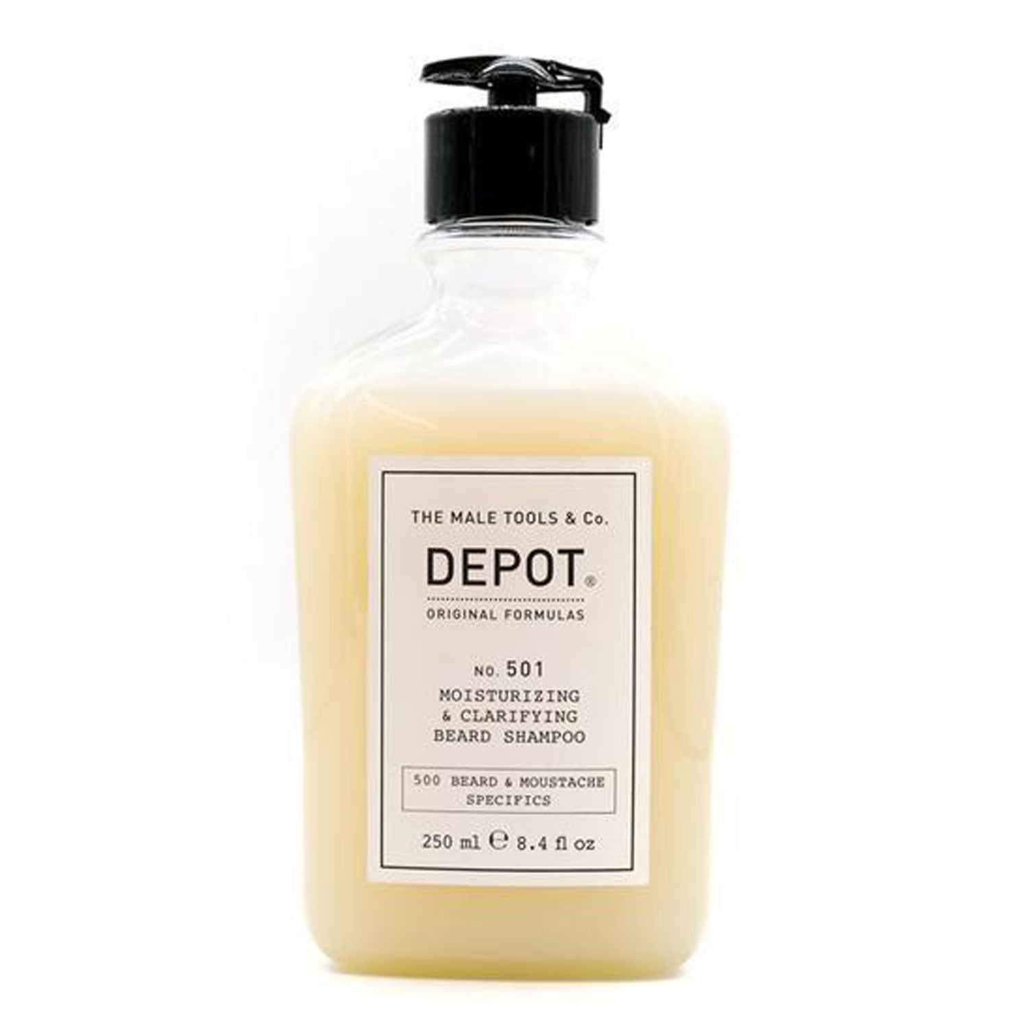 Depot - No.501 Moisturising & Clarifying Beard Shampoo 250ml - Orcadia