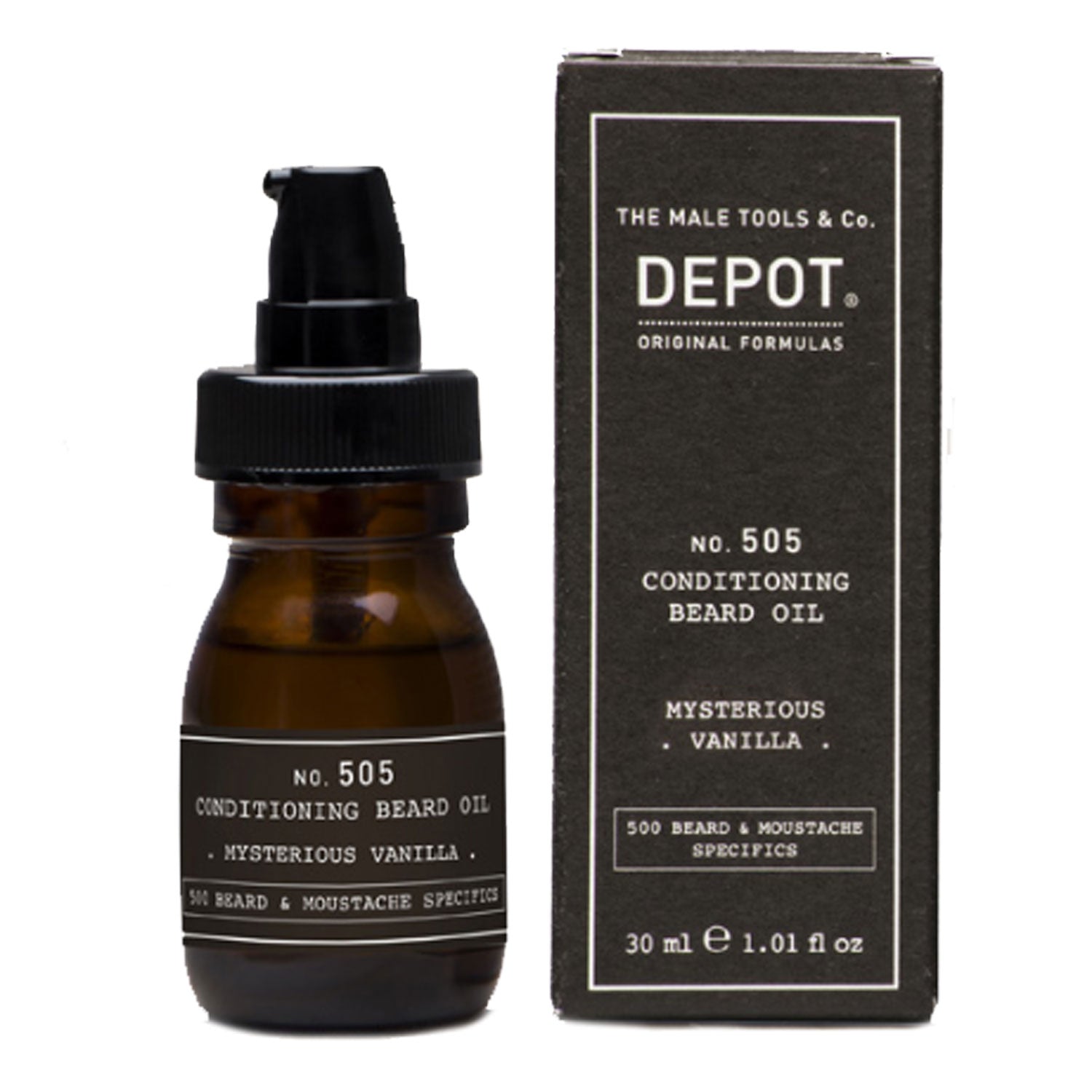 Depot - No.505 Conditioning Beard Oil Mysterious Vanilla 30ml - Orcadia