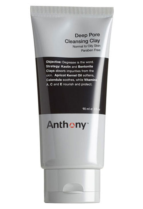 Anthony Logistics Deep Pore Cleansing Clay 113g | Skin Cleanser for Men - Orcadia