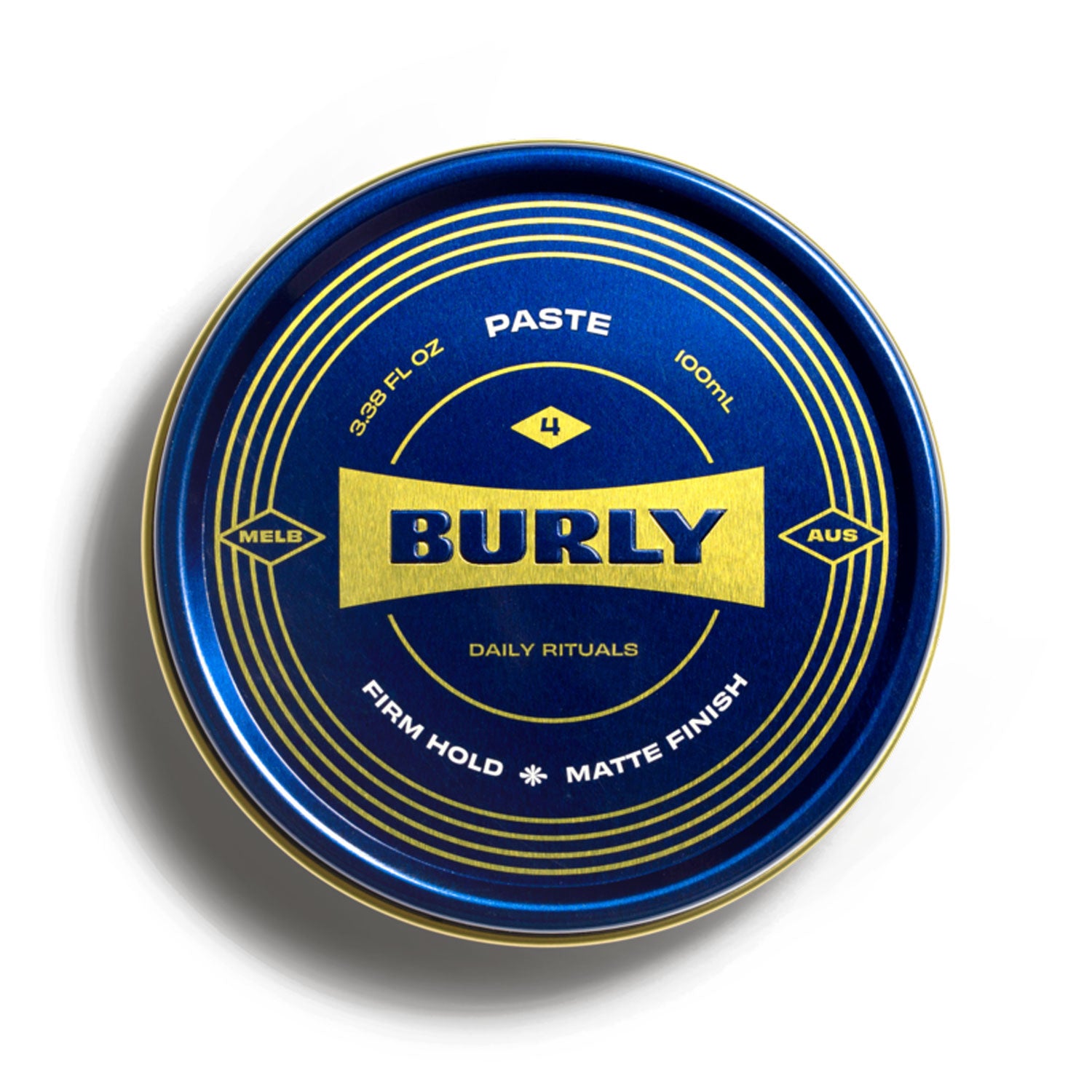 Burly #4 Paste 100ml | Firm Hold & Matte Finish - Orcadia