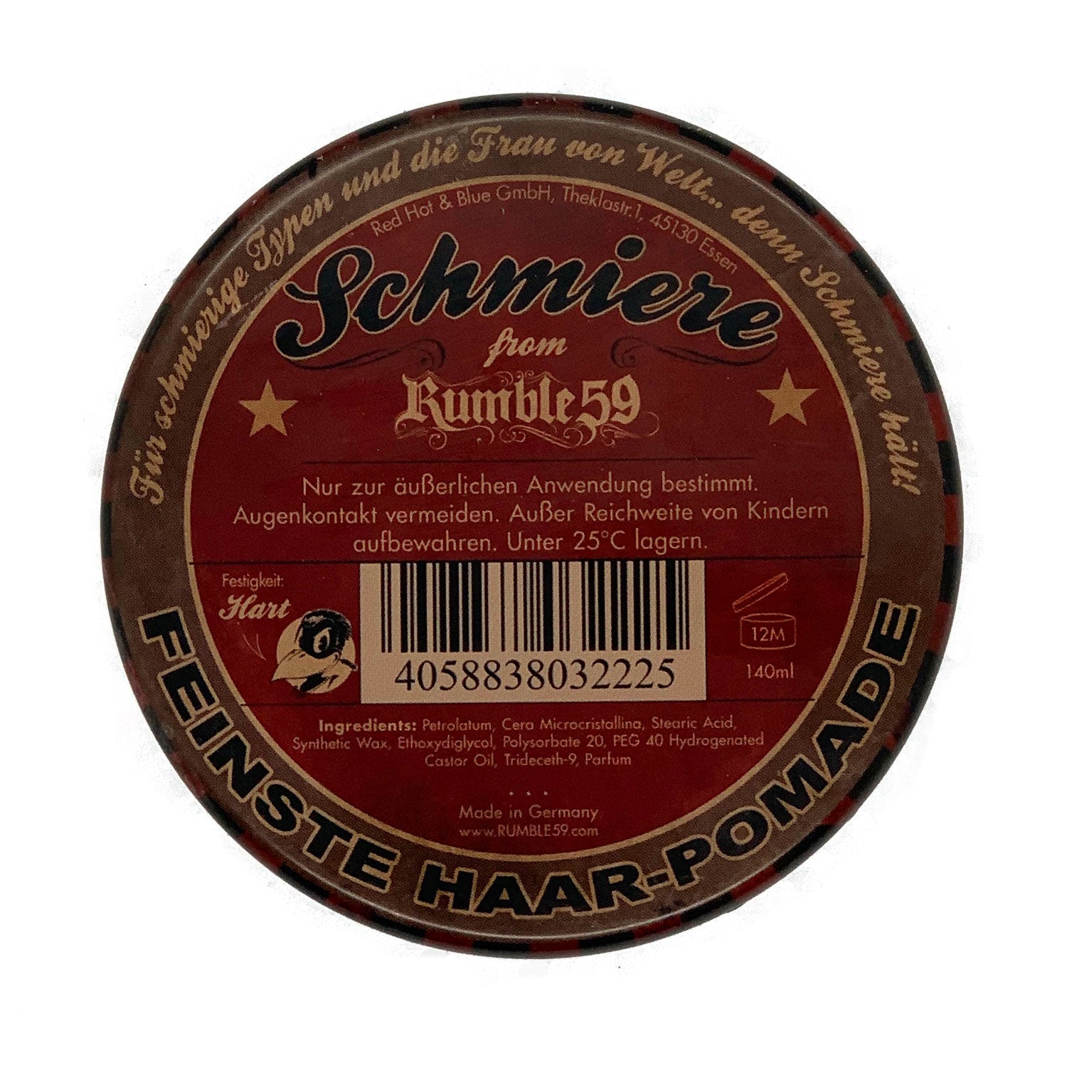 Schmiere The King Pomade - Special Edition The King Strong Pomade 140ml - Orcadia