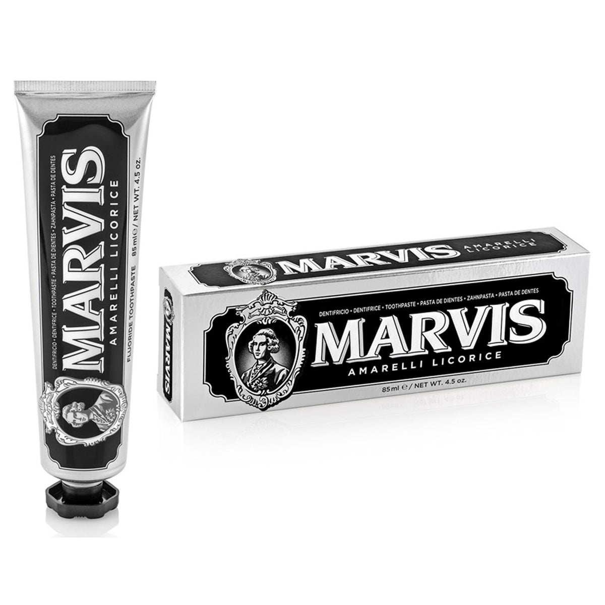 Marvis Amarelli Licorice Toothpaste 85ml - Orcadia