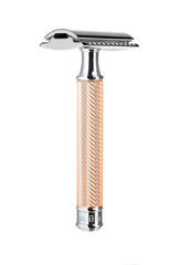 Muhle R89RG Rose Gold Traditional Closed Comb Safety Razor - Orcadia