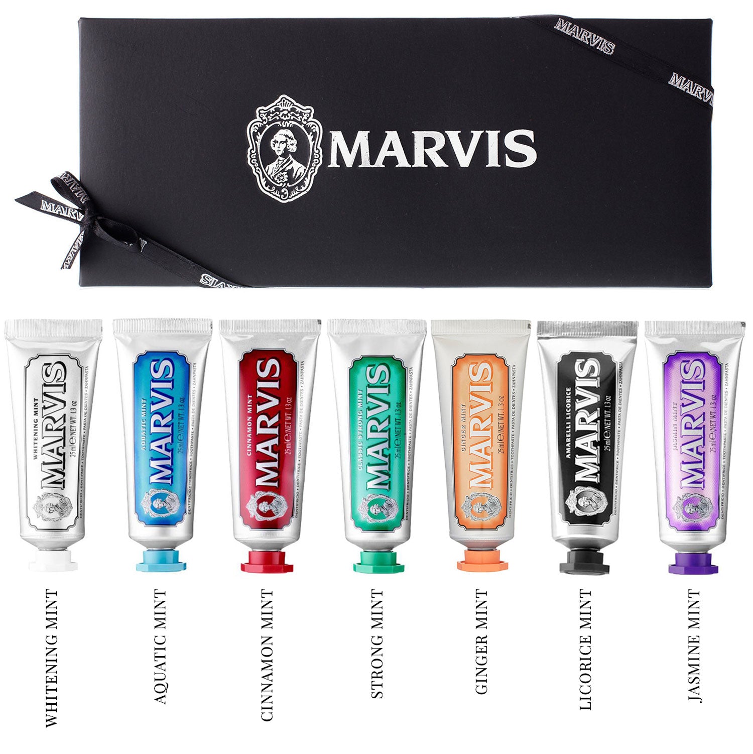 Marvis Toothpaste Collection Black Box Gift Set - Orcadia