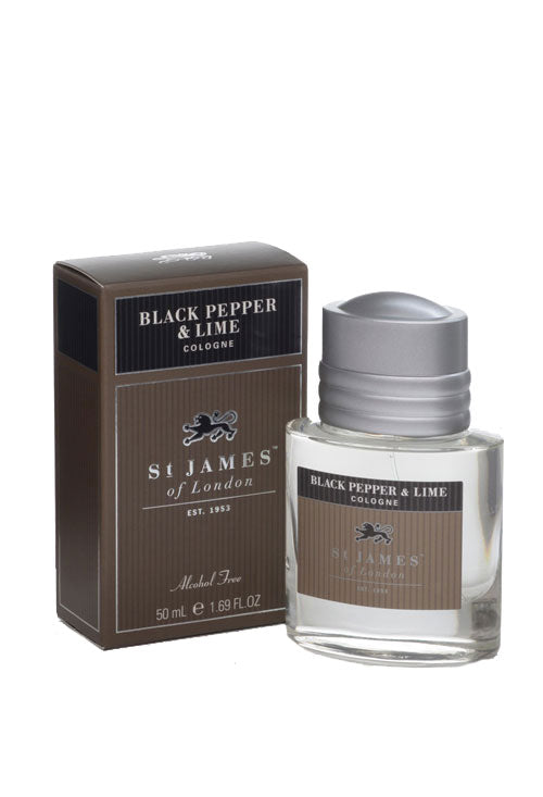 St James of London Black Pepper & Persian Lime Cologne 50ml - Orcadia