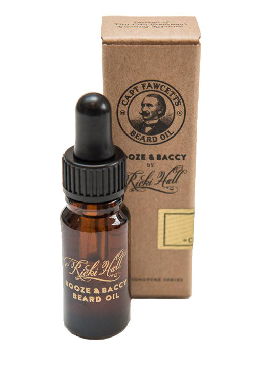 Captain Fawcett Ricki Hall's Booze & Baccy Beard Oil 10ml - Orcadia