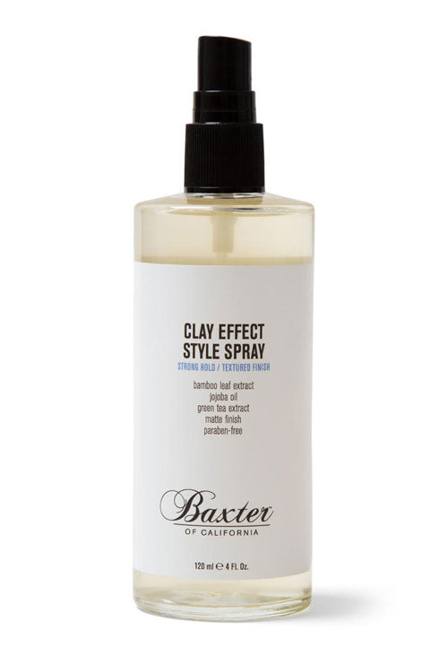 Baxter of California Clay Effect Style Spray 120ml | Strong Hold Hair Spray for Men - Orcadia