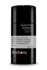 Anthony Logistics Alcohol Free Deodorant 70g | Solid Stick Mens Deodorant - Orcadia