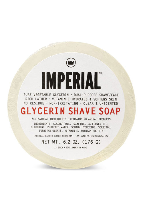 Imperial Glycerine Shave Soap (Puck) 175g - Orcadia