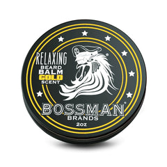 Bossman Relaxing Beard Balm Gold 60ml | Cedar Wood, Spruce & Lemon - Orcadia