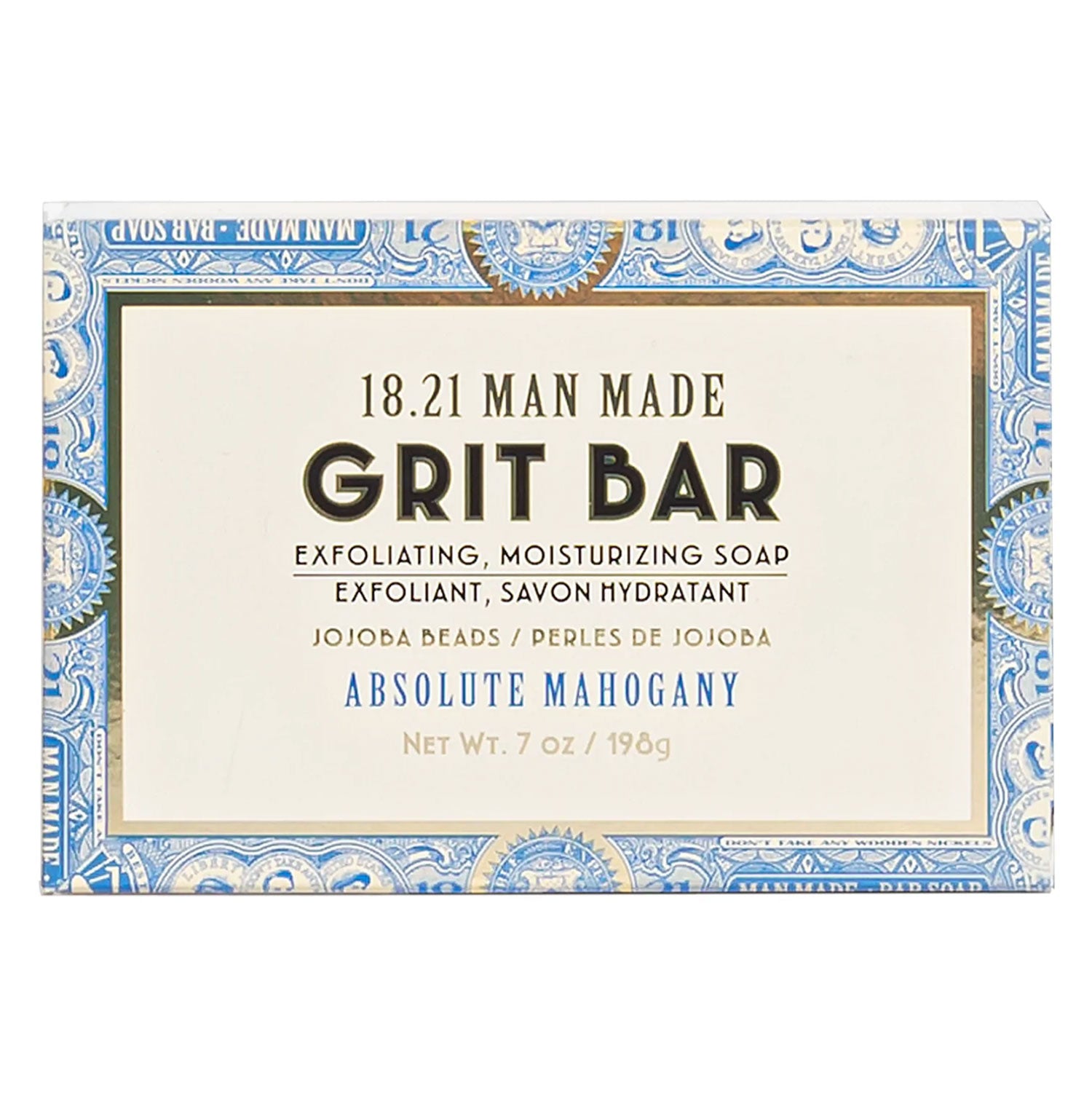 18.21 Man Made Grit Bar Soap 198g | Soap Bar for Men - Orcadia