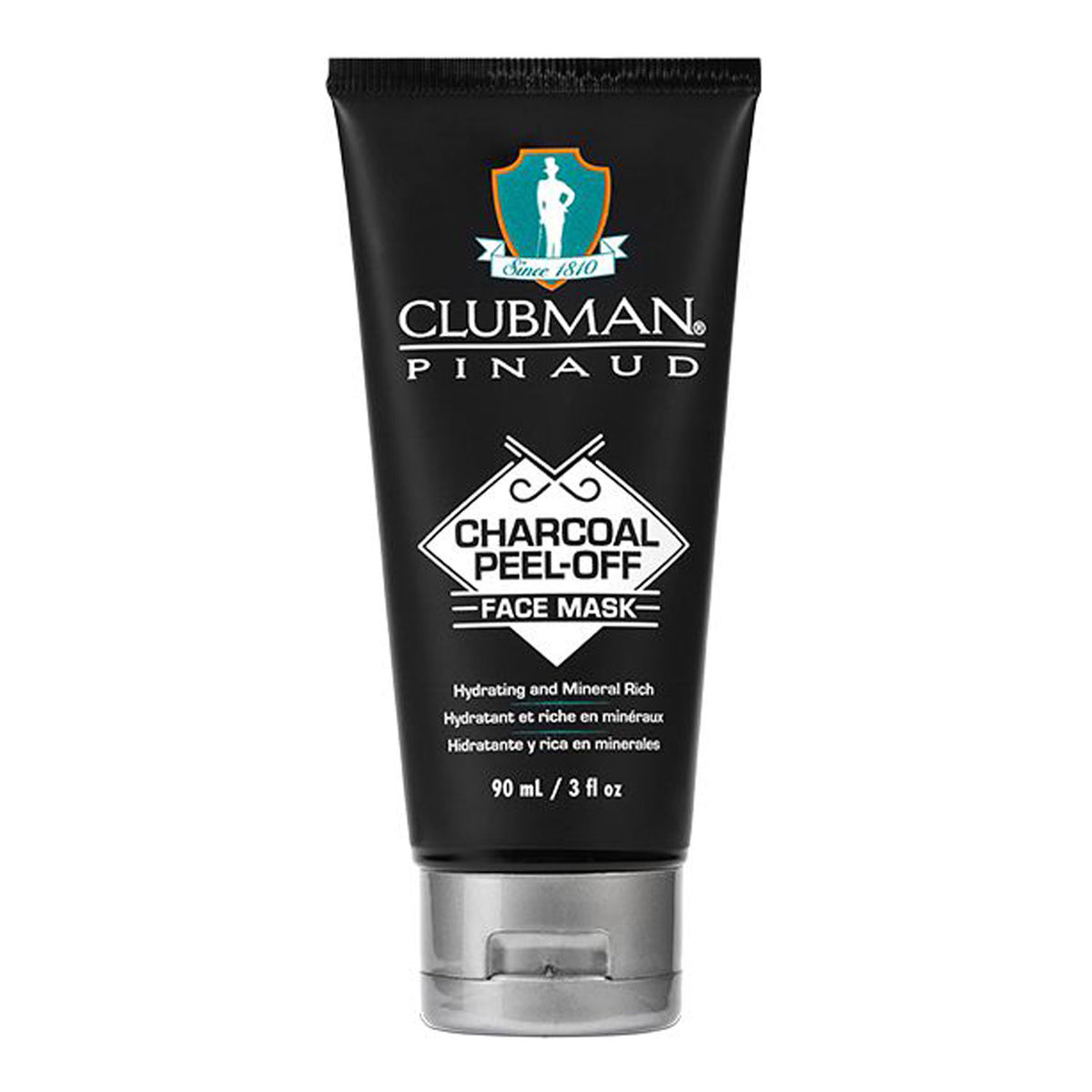 Clubman Charcoal Peel Off Face Mask 90ml - Orcadia