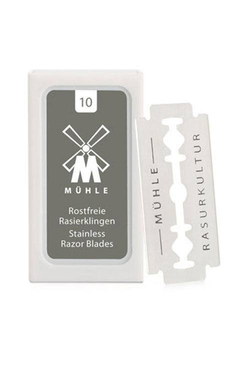 MÜHLE Traditional Double Edged Safety Razor Blades (10pk) - Orcadia