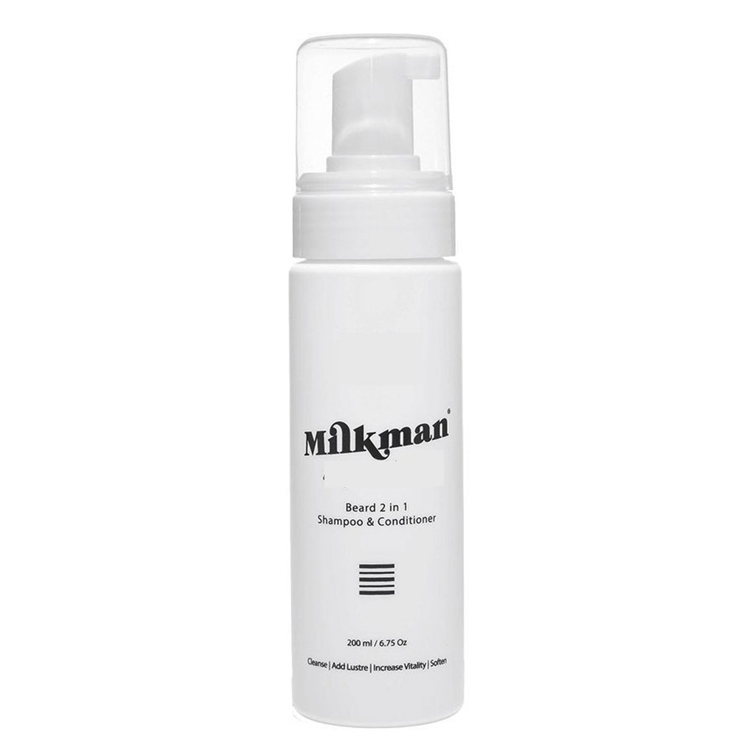 Milkman Grooming Furiously Nude Beard 2in1 Shampoo & Conditioner 200ml - Orcadia