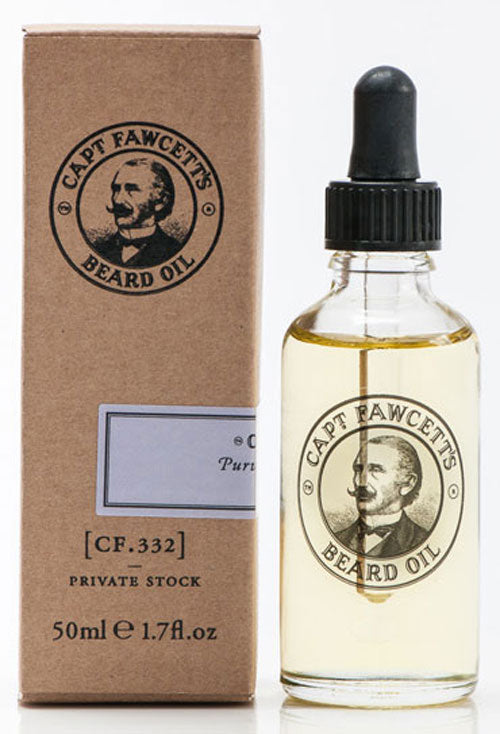 Captain Fawcett Beard Oil Private Stock 50ml - Orcadia