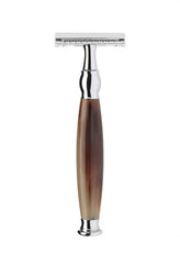 MÜHLE R42SR Sophist Double Edged Razor with Buffalo Horn Handle Closed Comb - Orcadia