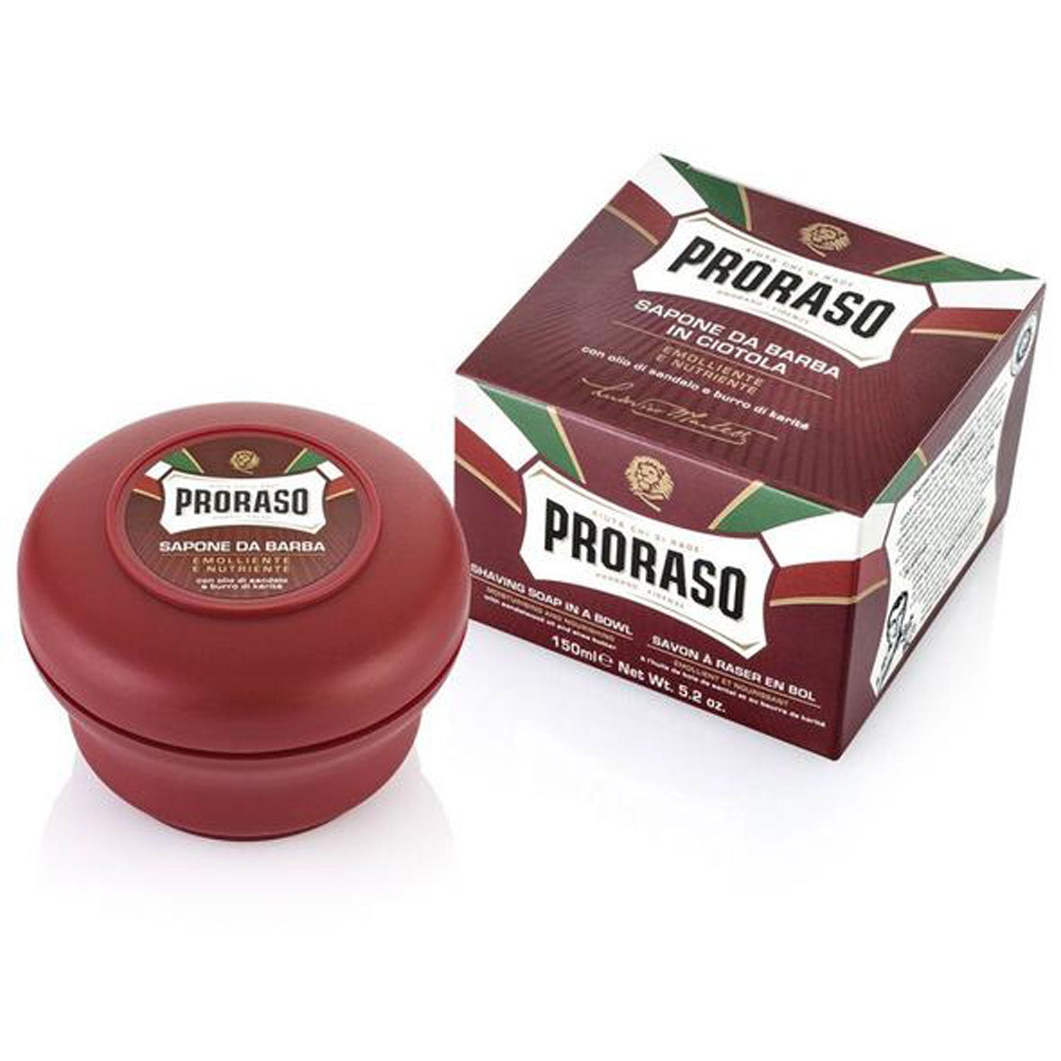 Proraso Sandalwood & Shea Butter Nourish Shaving Soap 150ml - Orcadia