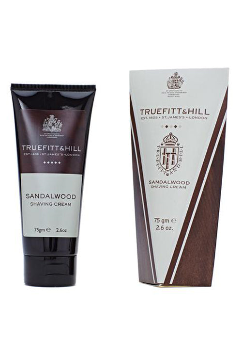 Truefitt & Hill Sandalwood Shaving Cream Tube 75g - Orcadia