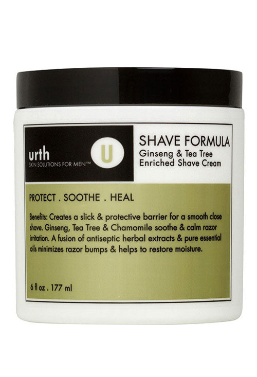 Urth Shave Formula with Ginseng and Tea Tree 177ml - Orcadia
