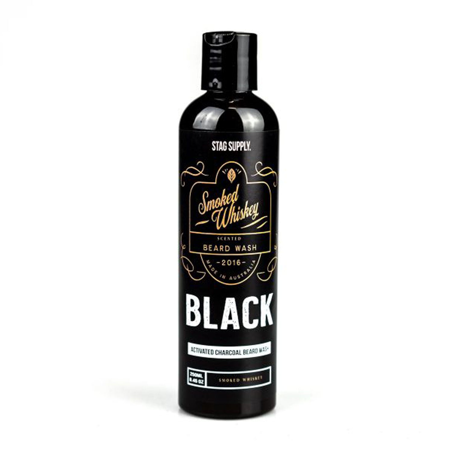 Stag Supply Smoked Whiskey Activated Charcoal Beard Wash 250ml - Orcadia