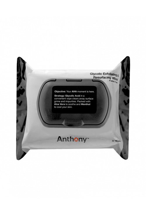 Anthony Logistics Glycolic Exfoliating & Resurfacing Wipes 30pk - Orcadia