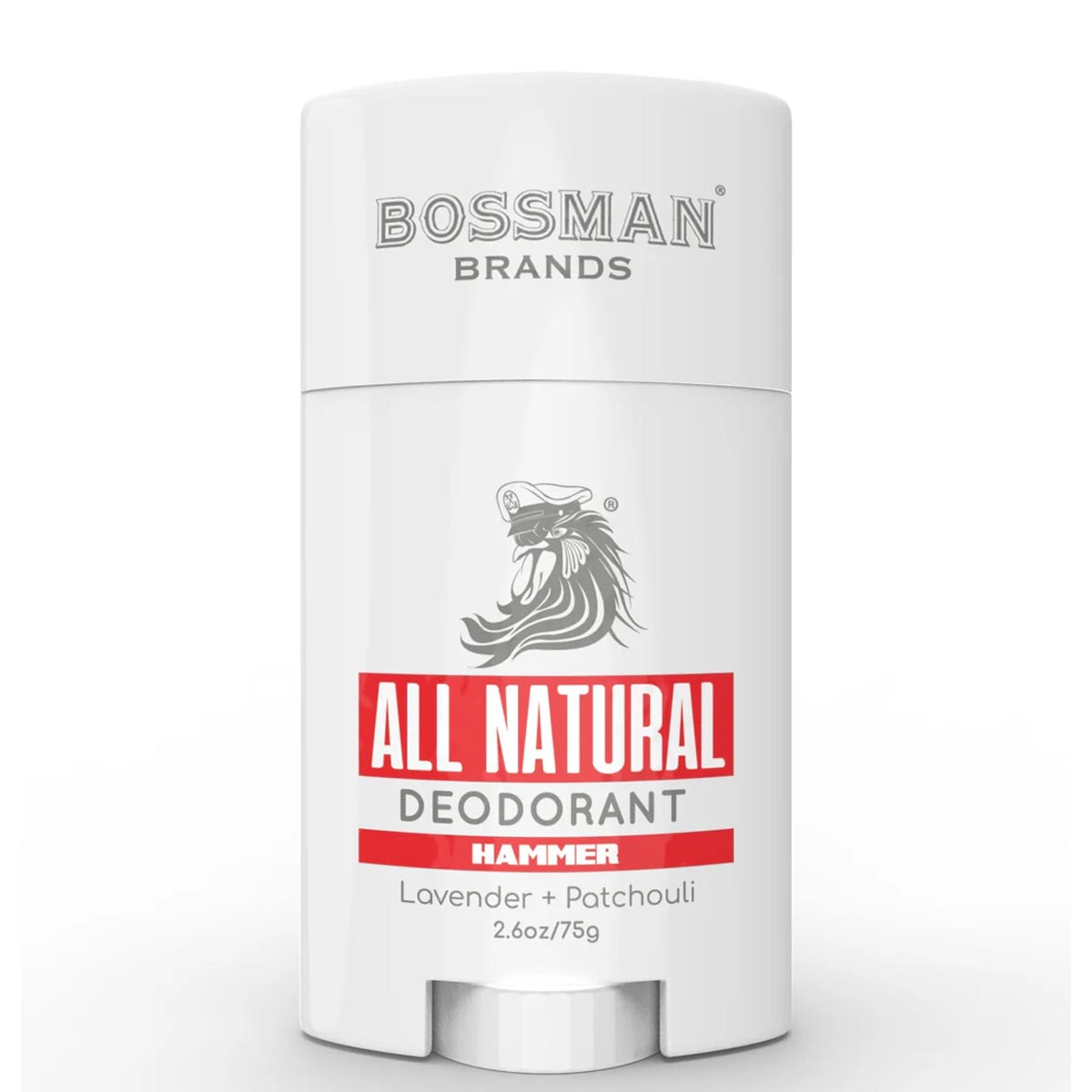 Bossman All Natural Deodorant for Men 75g | Hammer | Stick Deodorant
