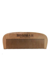 Bossman Pear Wood Beard Comb - Orcadia