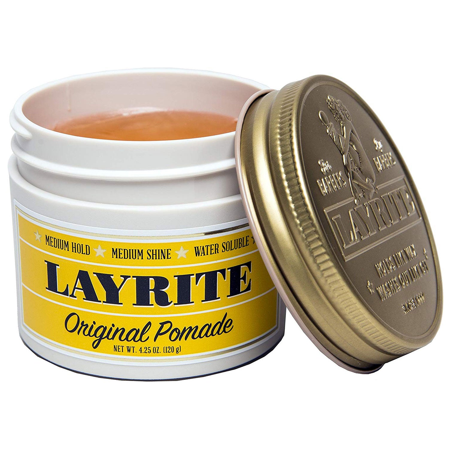 Layrite Original Pomade 120g | Strong Hold Medium Shine Styling Pomade - Orcadia