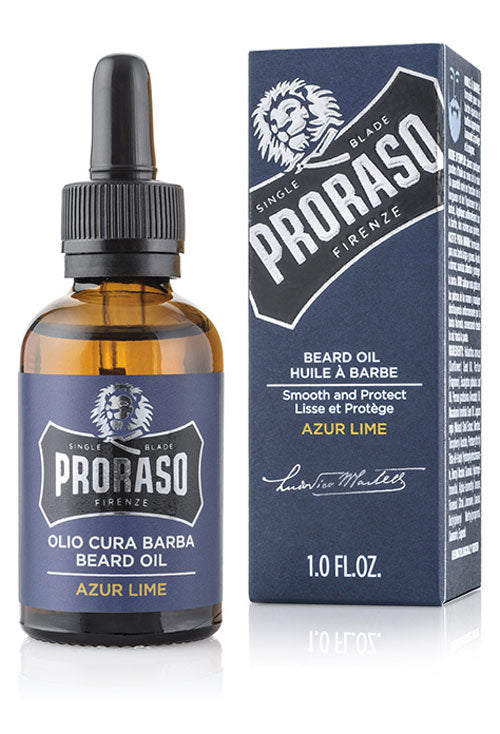 Proraso Beard Oil Azur Lime 30ml - Orcadia