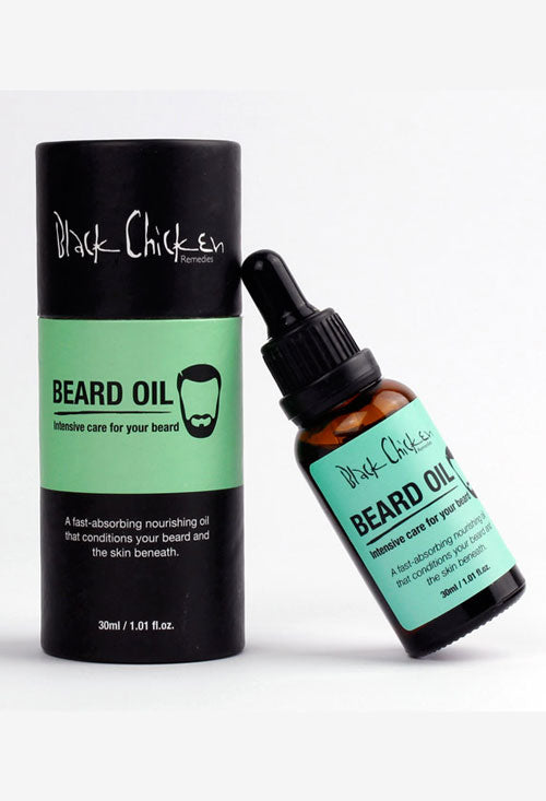 Black Chicken Remedies Beard Oil 30ml - Orcadia
