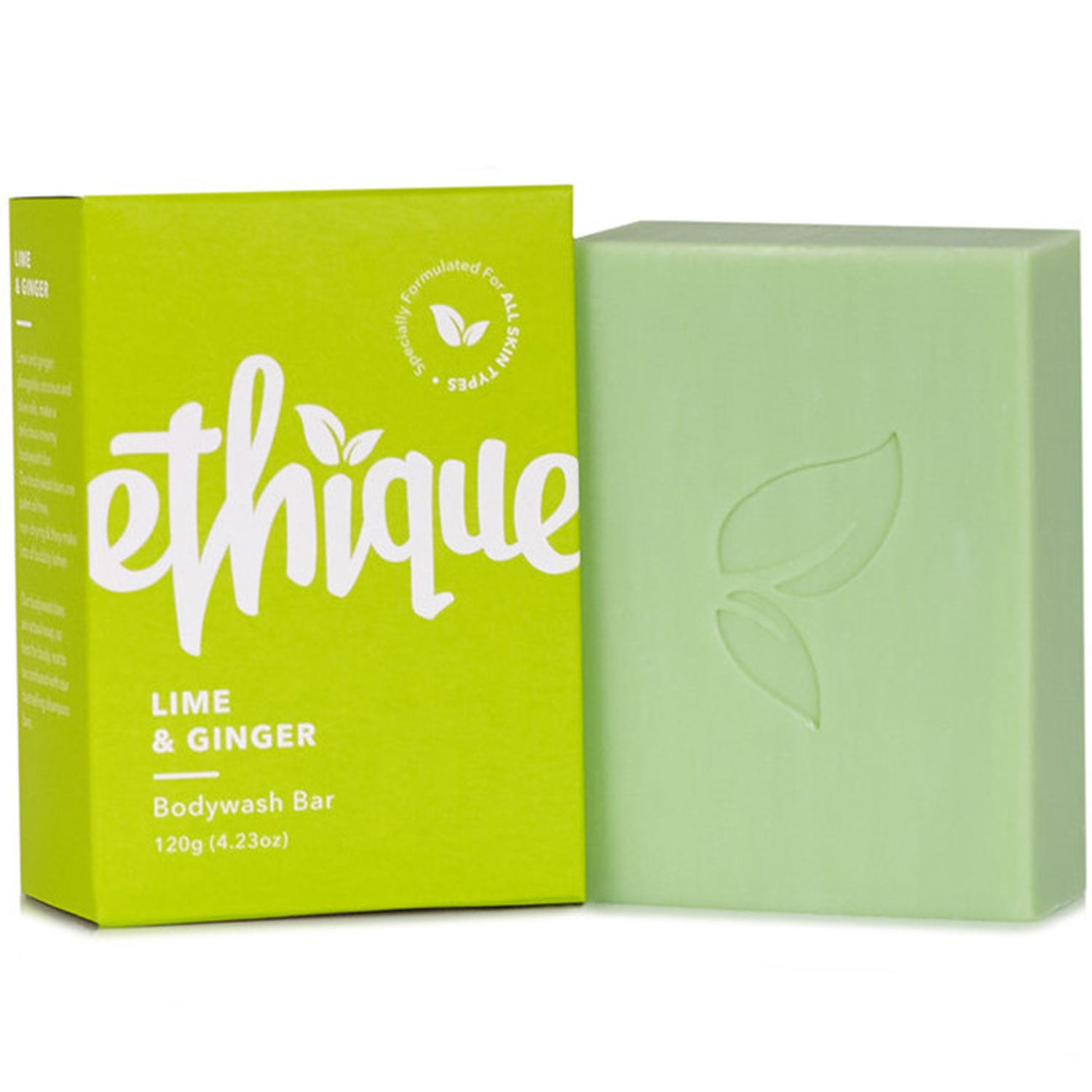 Ethique Lime & Ginger Bodywash Bar 120g - Orcadia
