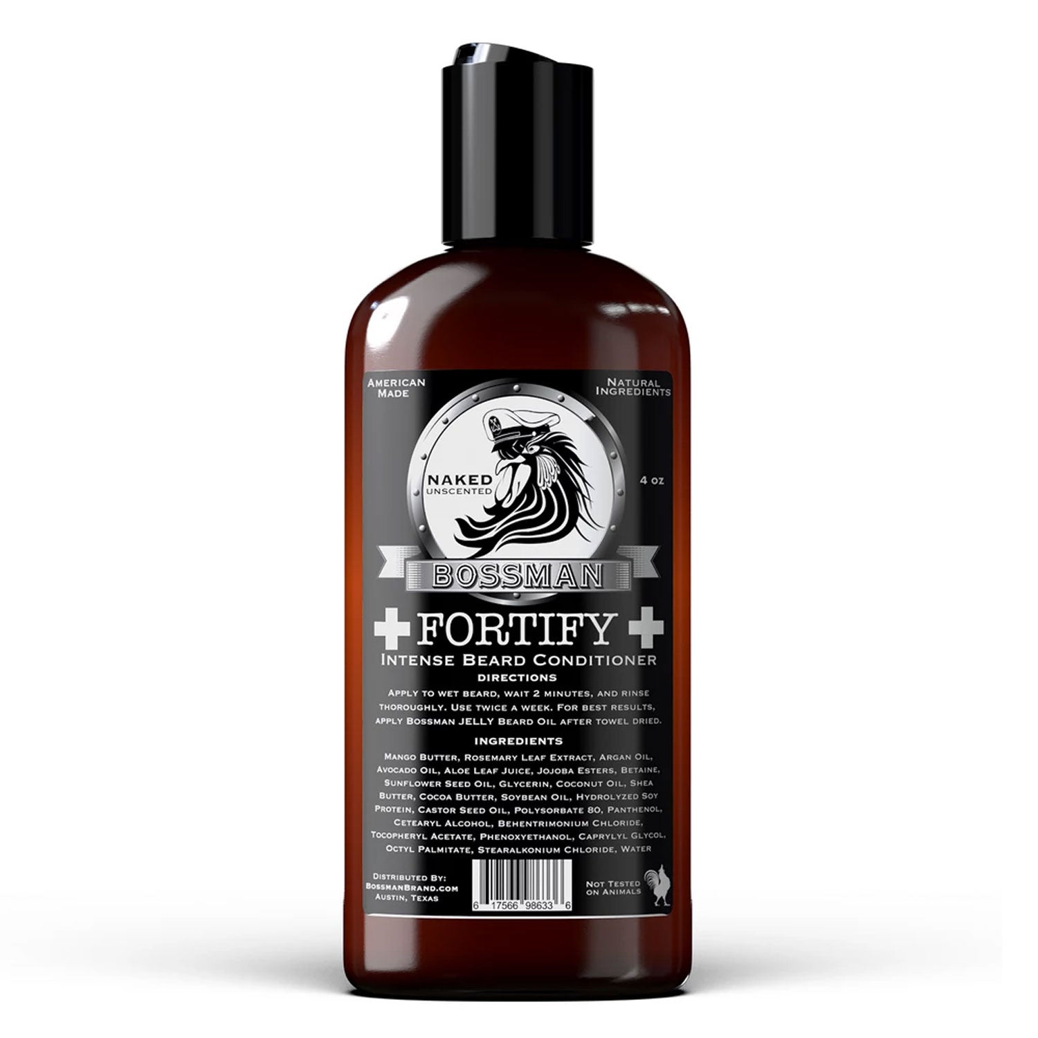 Bossman Fortify Intense Beard Conditioner Naked 120ml - Orcadia