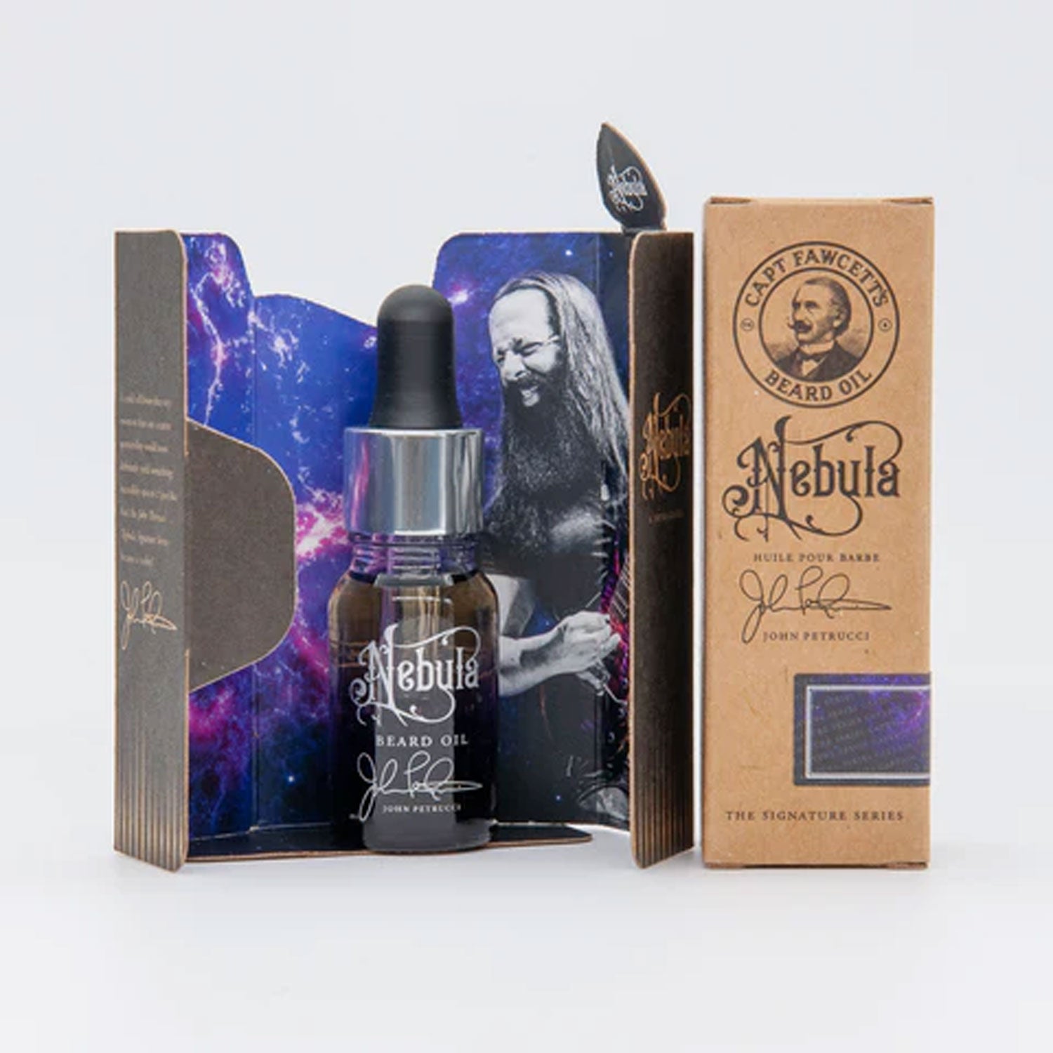 Captain Fawcett John Petrucci's Nebula Beard Oil 10ml | Travel Sized Beard Oil - Orcadia